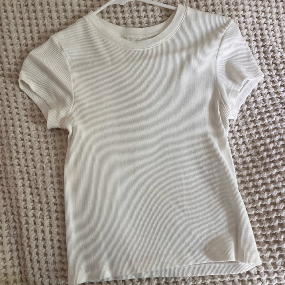 Brandy Melville White Short Sleeve Tee